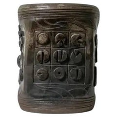 Geometric Ceramic Vessel