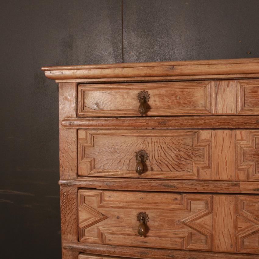 Georgian Geometric Chest of Drawers on Stand