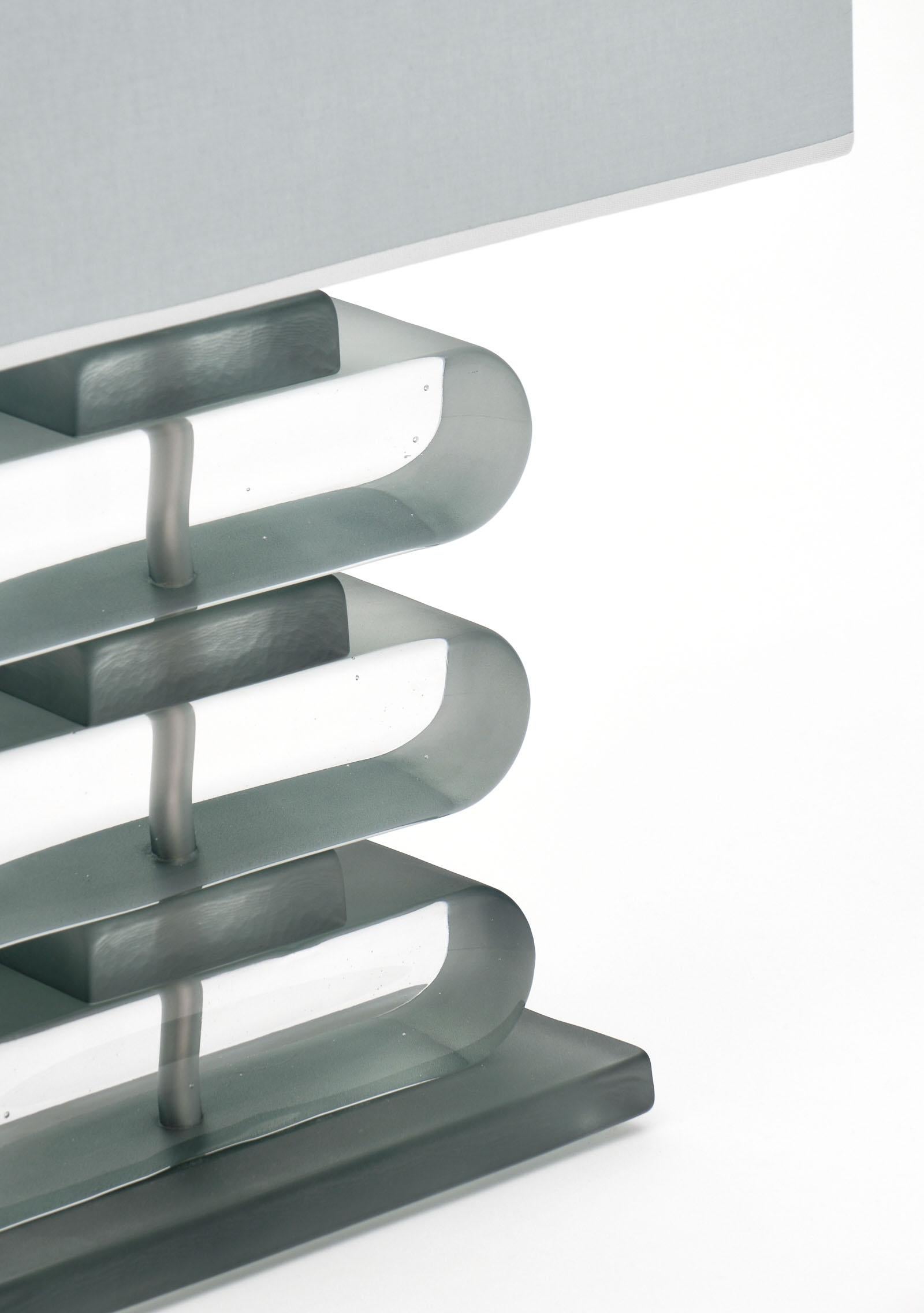 Lámparas geométricas de cristal de Murano transparente en venta 1