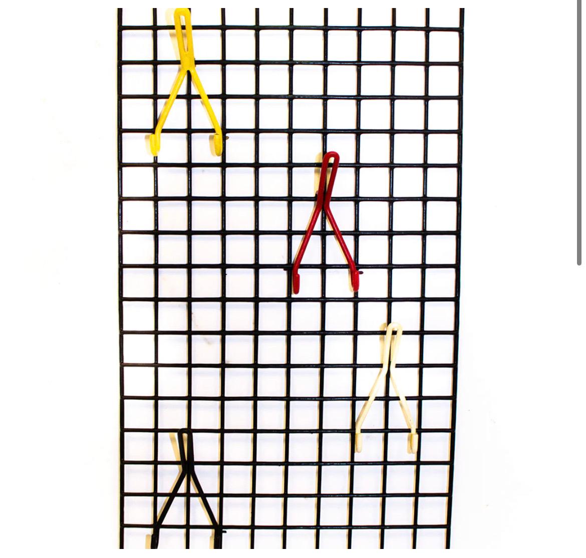 Geometric Coat Rack by Karl Fichtel, Design In Good Condition For Sale In Foggia, FG