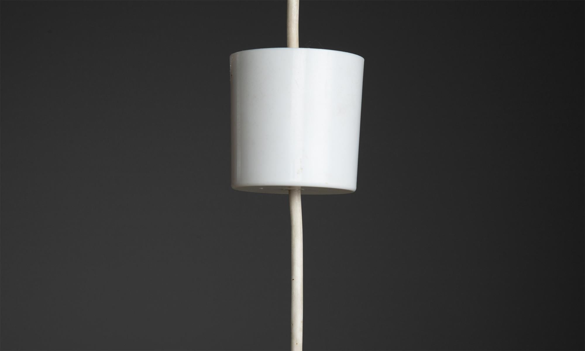 Geometric Cocoon Pendant by Fritz Wauer, Germany circa 1960 In Good Condition In Culver City, CA