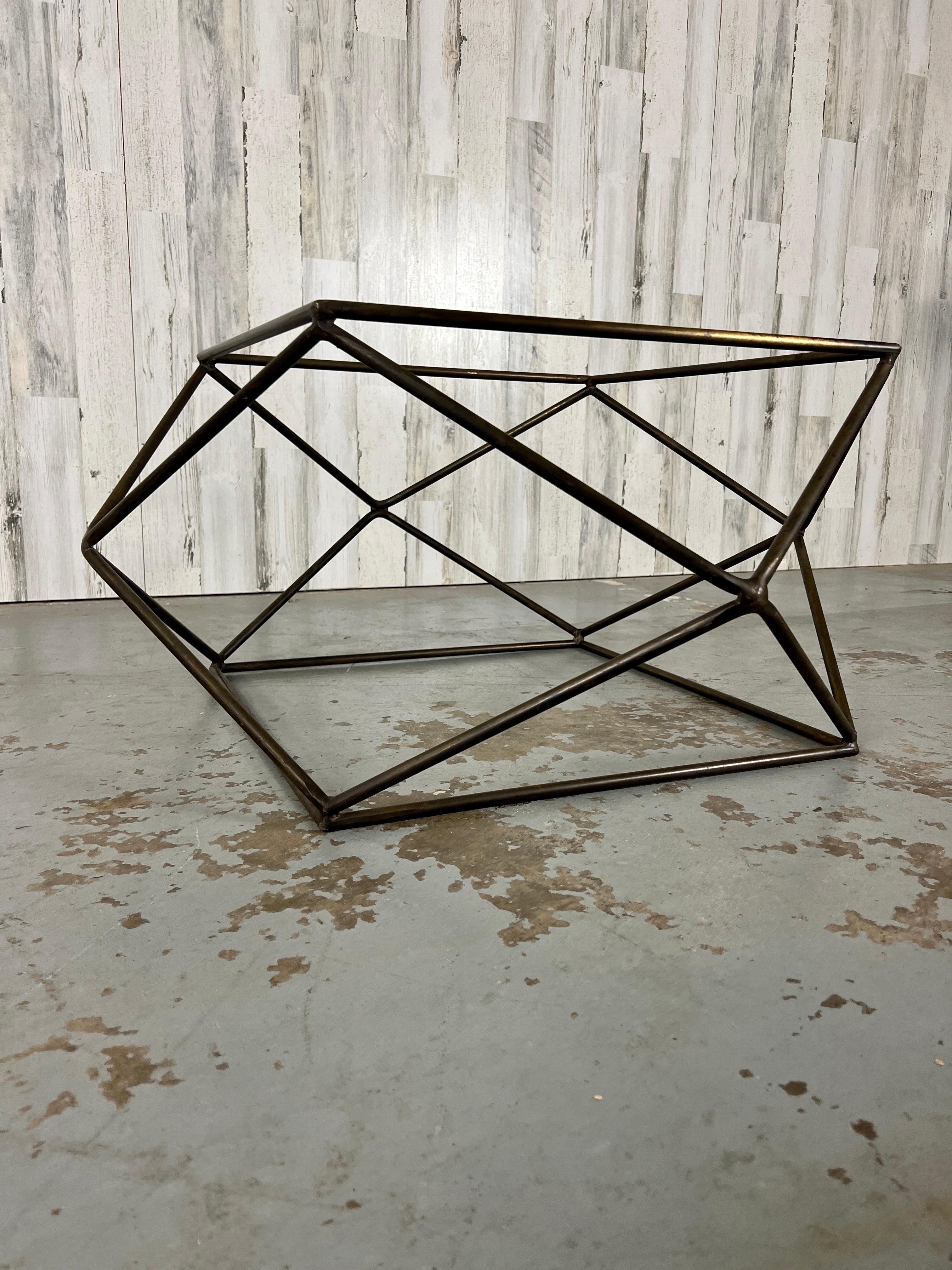 Geometric Coffee Table by Milo Baughman for Directional For Sale 6