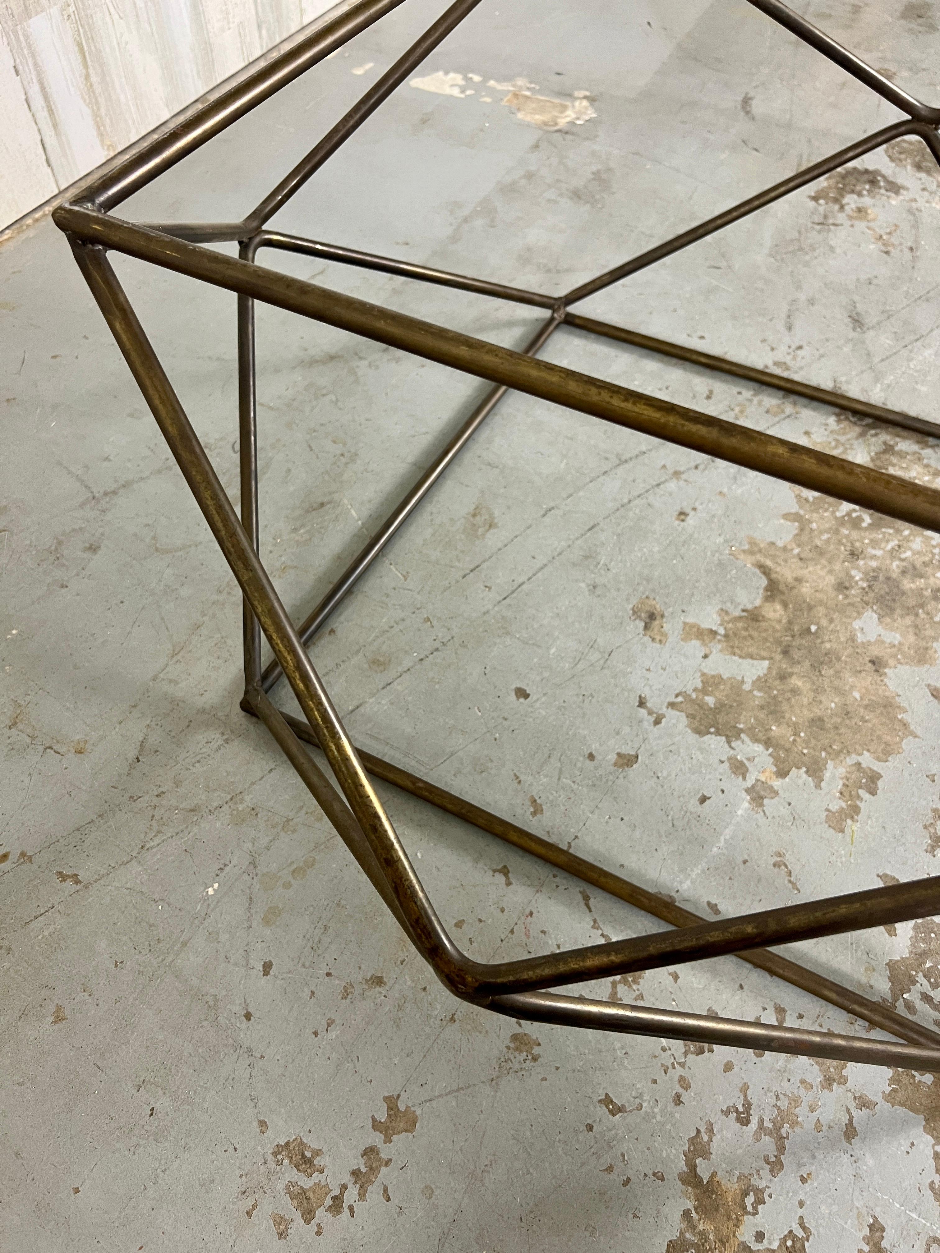 Geometric Coffee Table by Milo Baughman for Directional For Sale 7