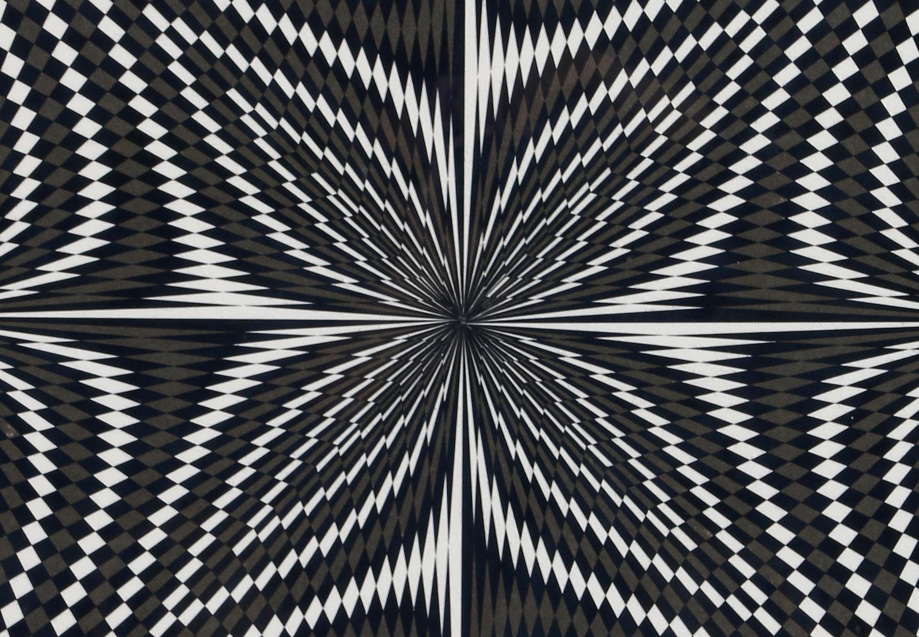 Collage geometrico di Laszlo Molnar In condizioni ottime a New York, NY