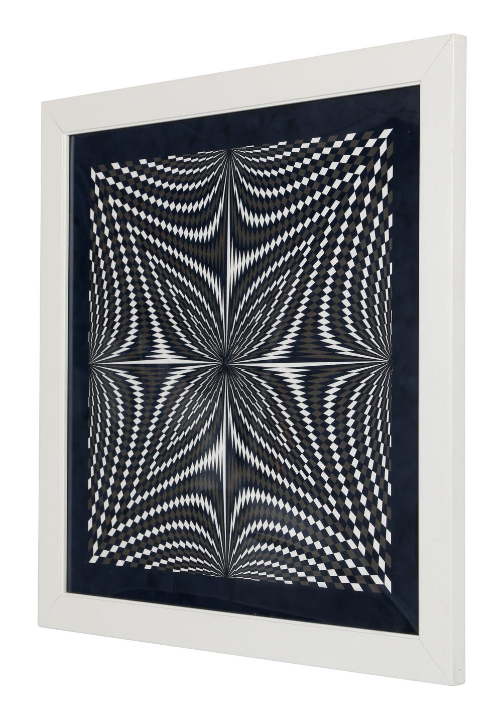XX secolo Collage geometrico di Laszlo Molnar