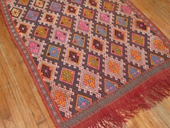 Geometric Colorful Jajim Flat-Weave, 20th Century