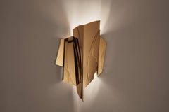 Geometric Cross Bitume 01 Wall Lamp by Jennifer Midoz