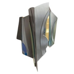 Lámpara de pared geométrica Cross Bitume XL de Jennifer Midoz