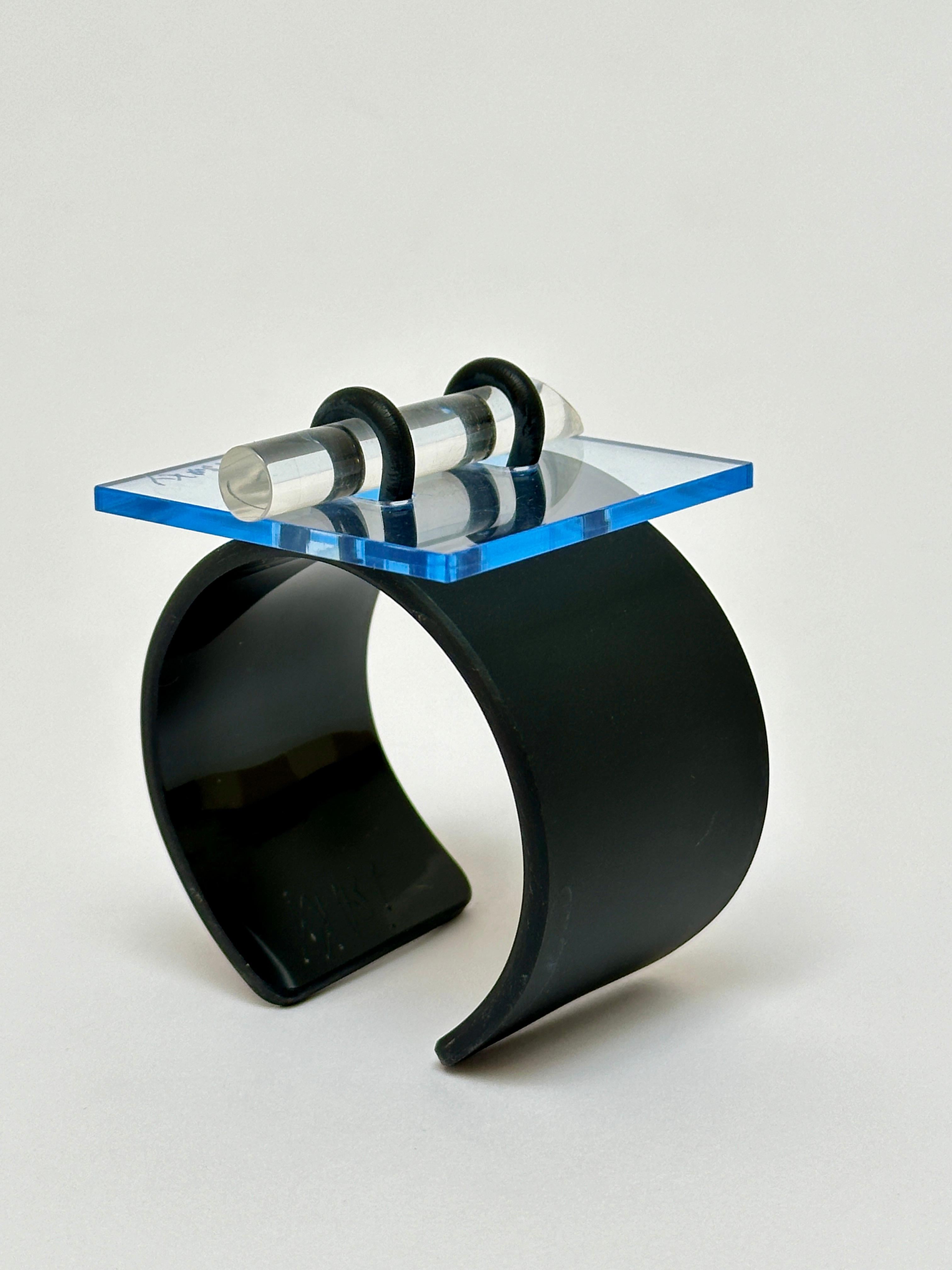 Space Age Geometric Cuff, Isaky, Paris c. 1980 For Sale