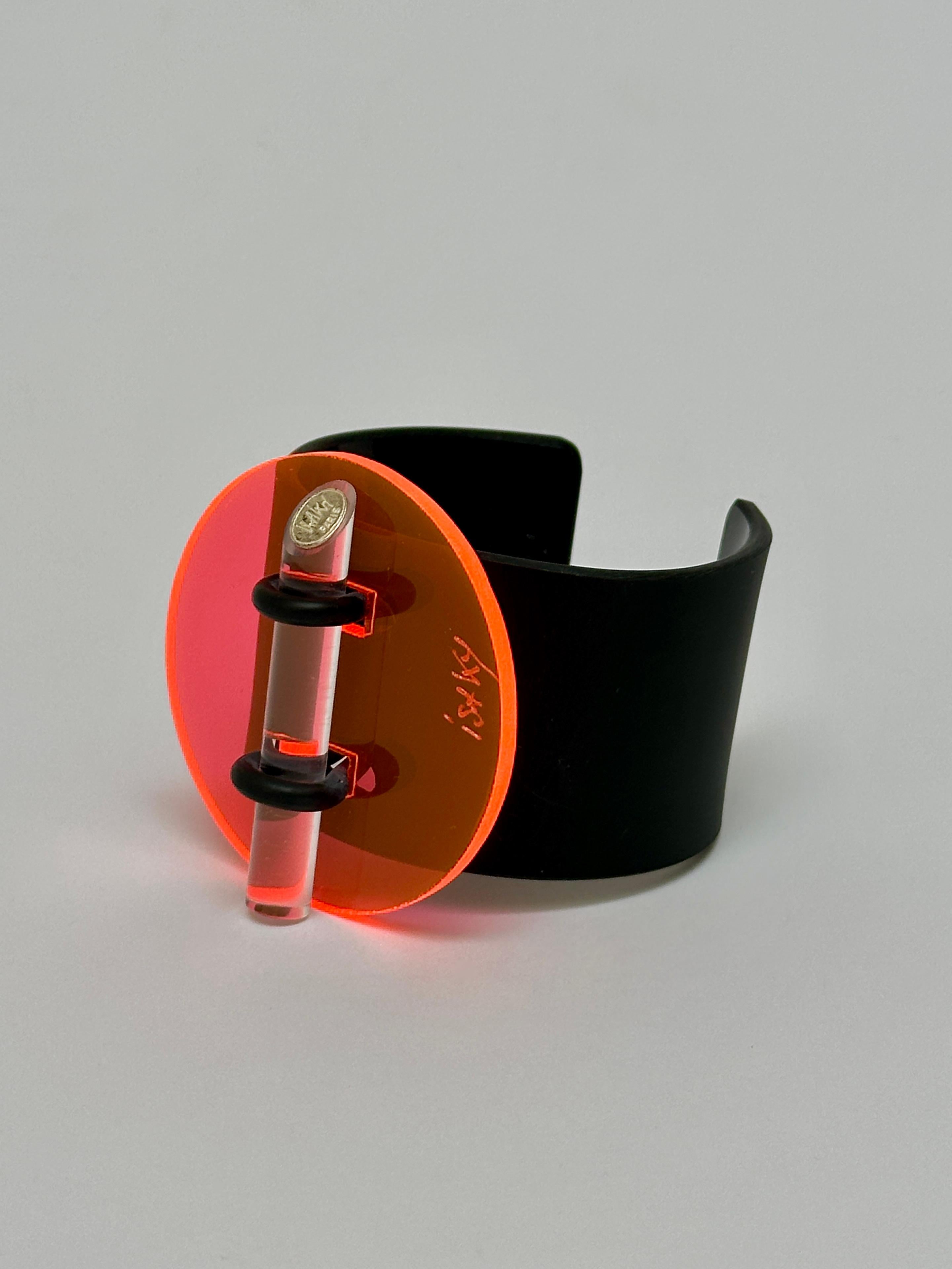 French Geometric Cuff, Isaky, Paris c. 1980 For Sale