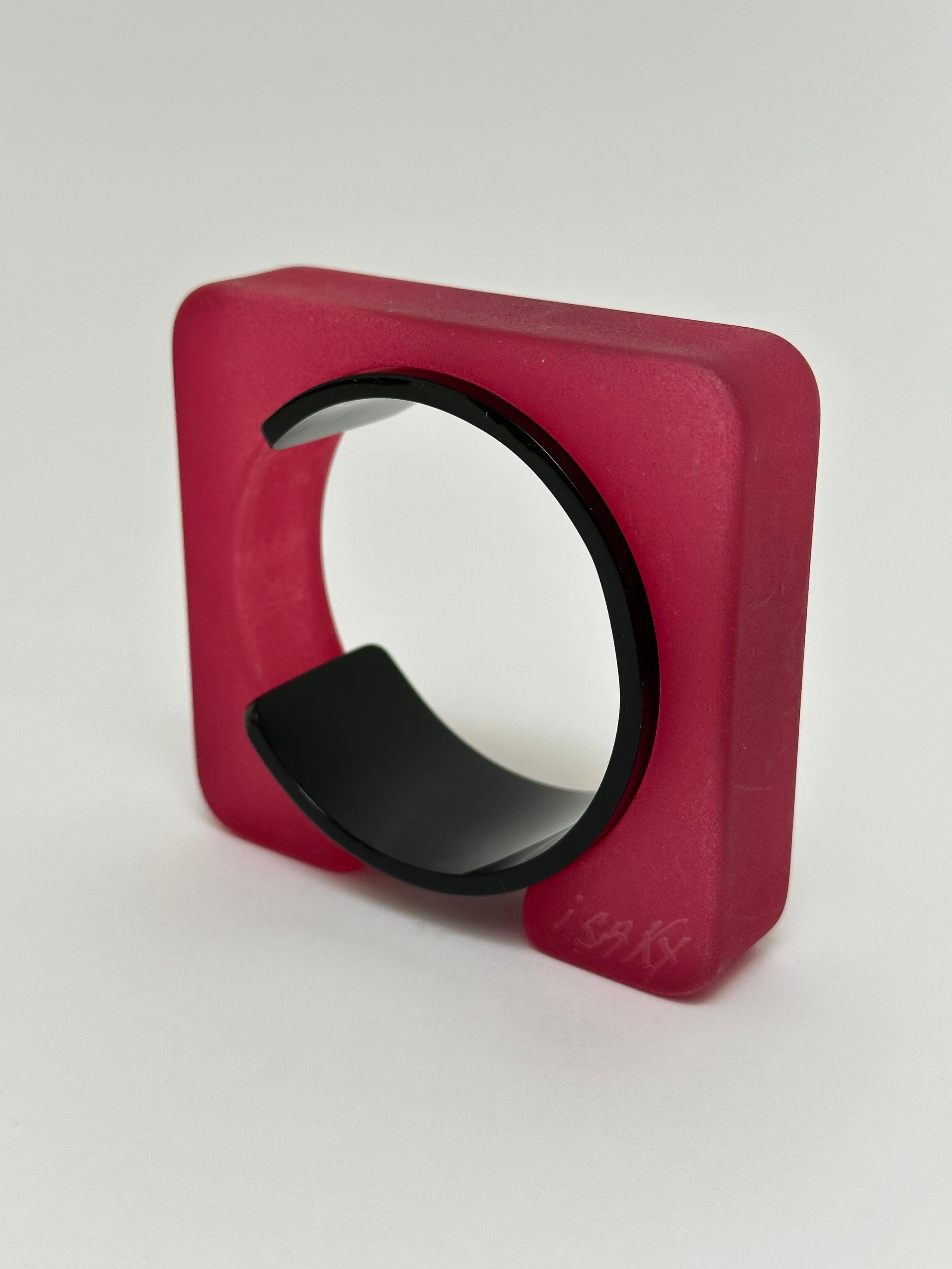 French Geometric Cuff, Isaky, Paris c. 1980 For Sale