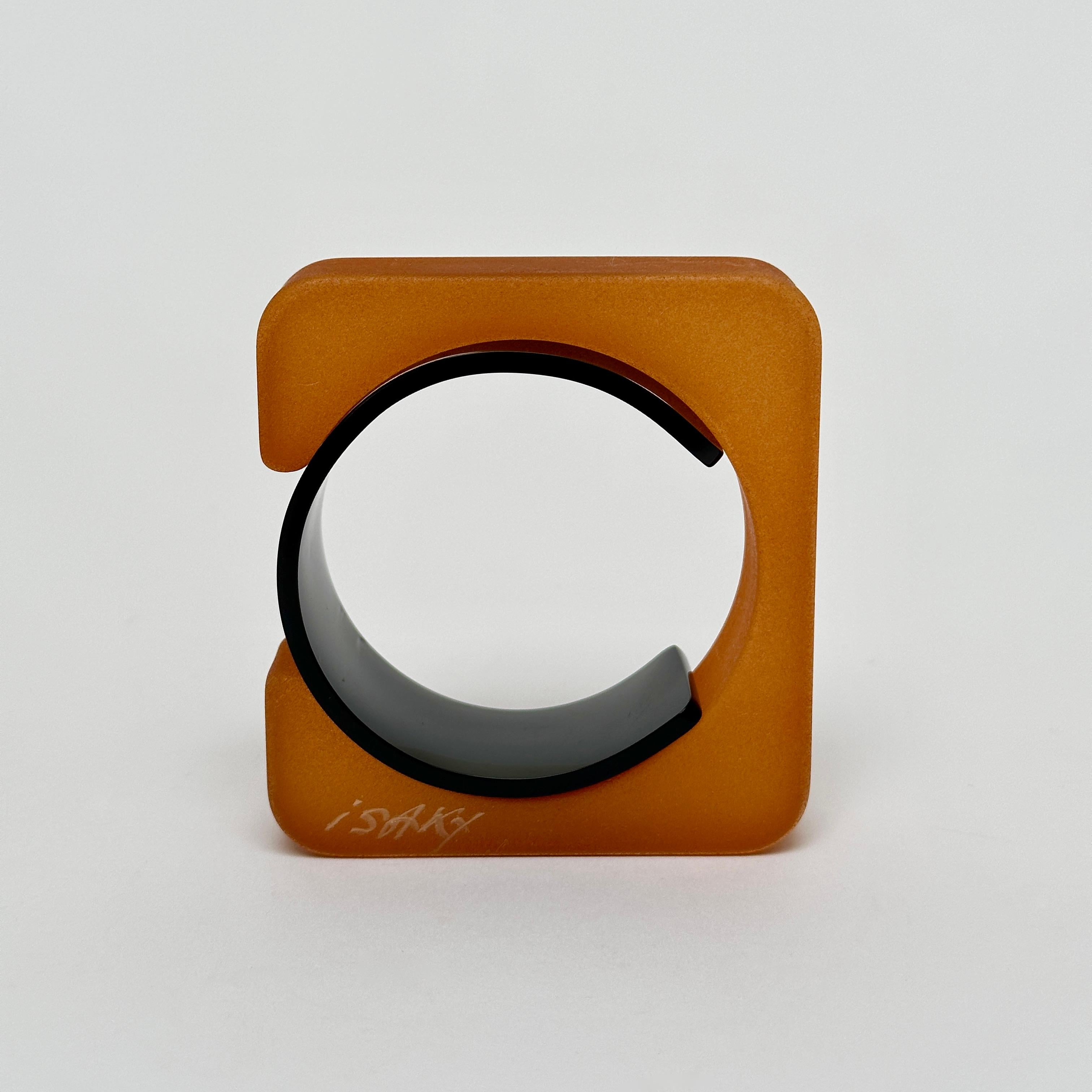 Geometric Cuff, Isaky, Paris c. 1980 In Good Condition For Sale In St Ouen, FR