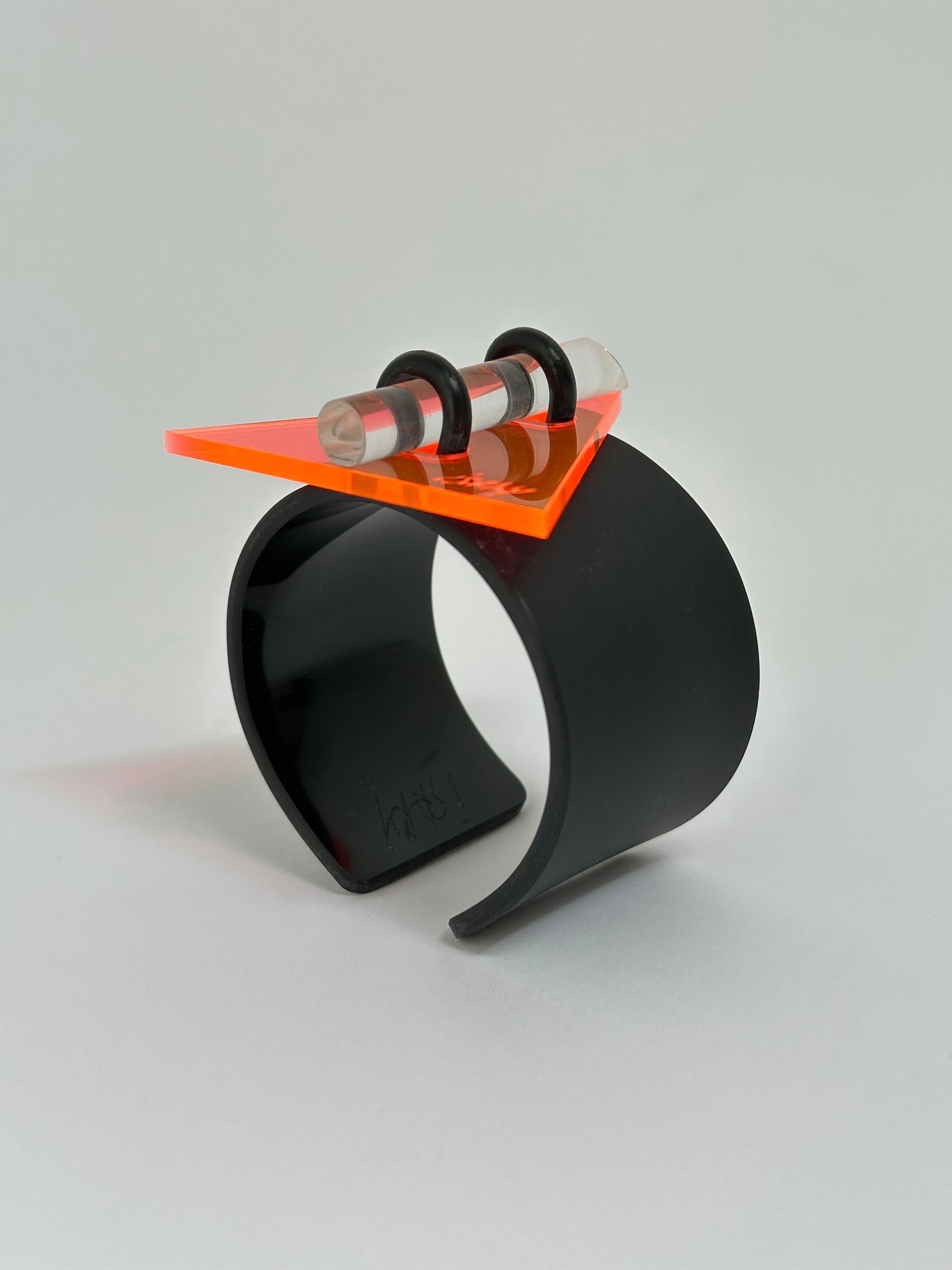 Late 20th Century Geometric Cuff, Isaky, Paris c. 1980 For Sale