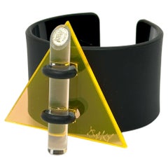 Geometric Cuff, Isaky, Paris c. 1980