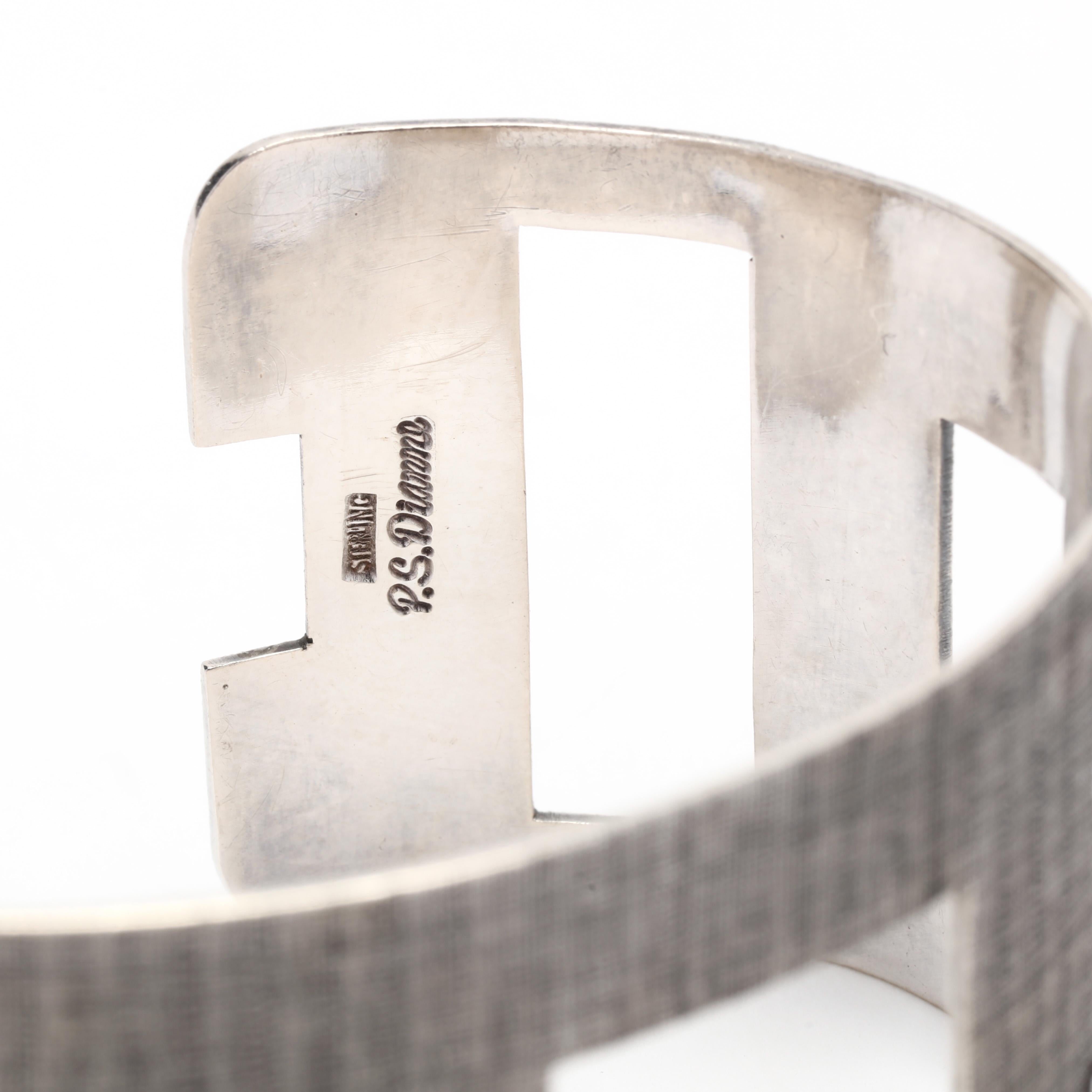 wide silver cuff bracelet