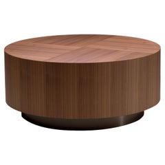 Geometric Cylindrical Canaletto Coffee Table