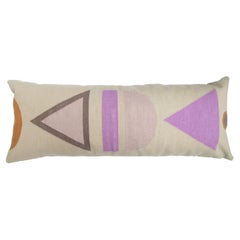 Geometric Dana XL Lumbar Pillow, Pastel