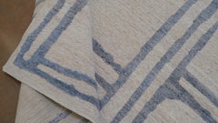 Geometric Deco Large Scale Hand-Knotted Wool Rug 8'4''x10'