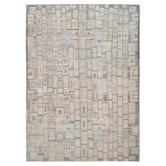 Geometric Deco Modern Wool Rug 13'8''x19'