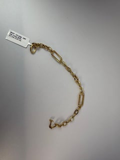 Geometric diamond bracelet 18KT gold 10 grams