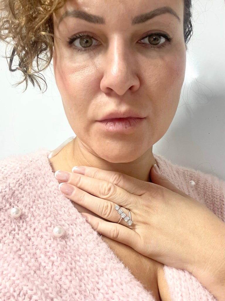 Geometric Diamond Ring Platinum Diamond Ring Art Diamond Ring Rare