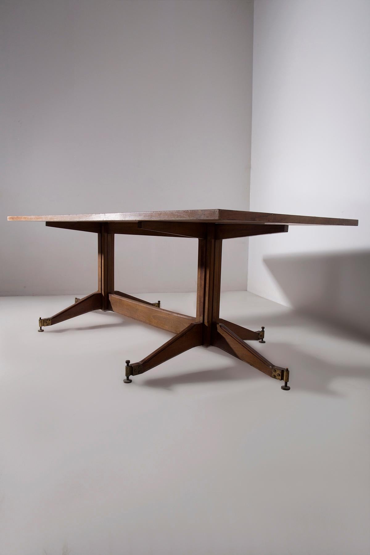 Mid-20th Century Italian Geometric Vintage dining table For Sale