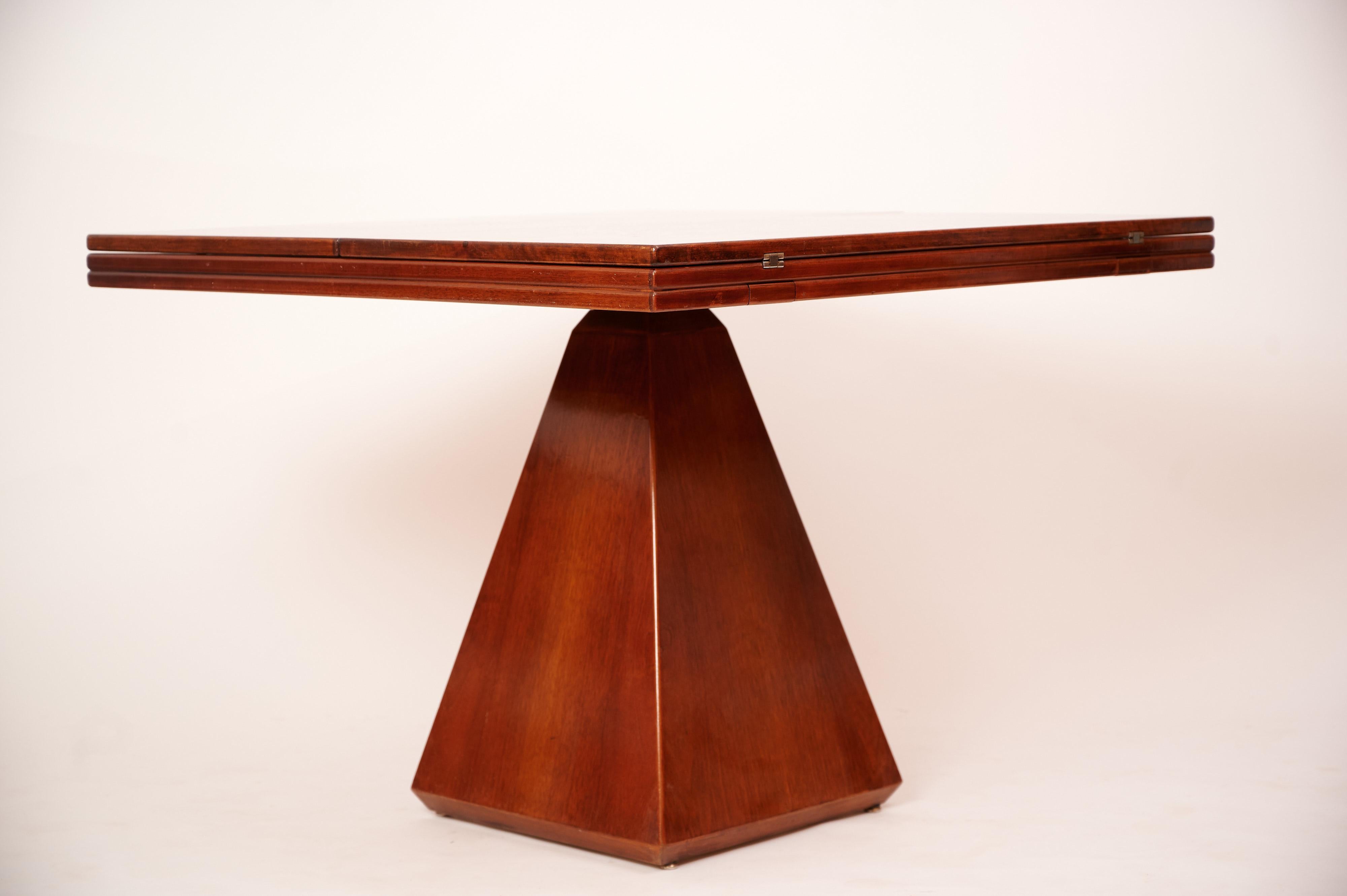 Mid-20th Century Geometric Expanding Dining Table