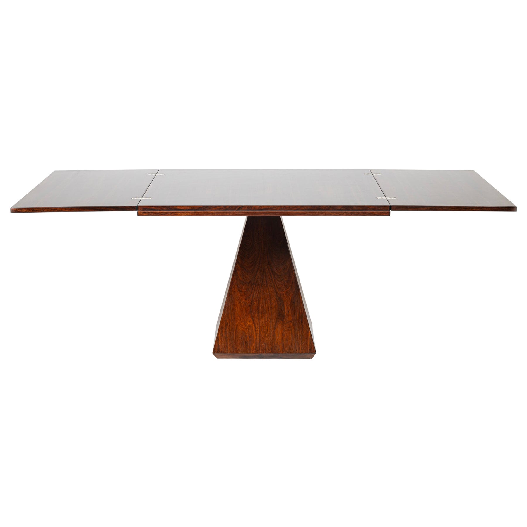Geometric expanding dining table Italy c1960