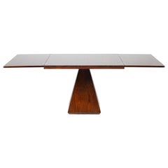 Geometric expanding dining table Italy c1960