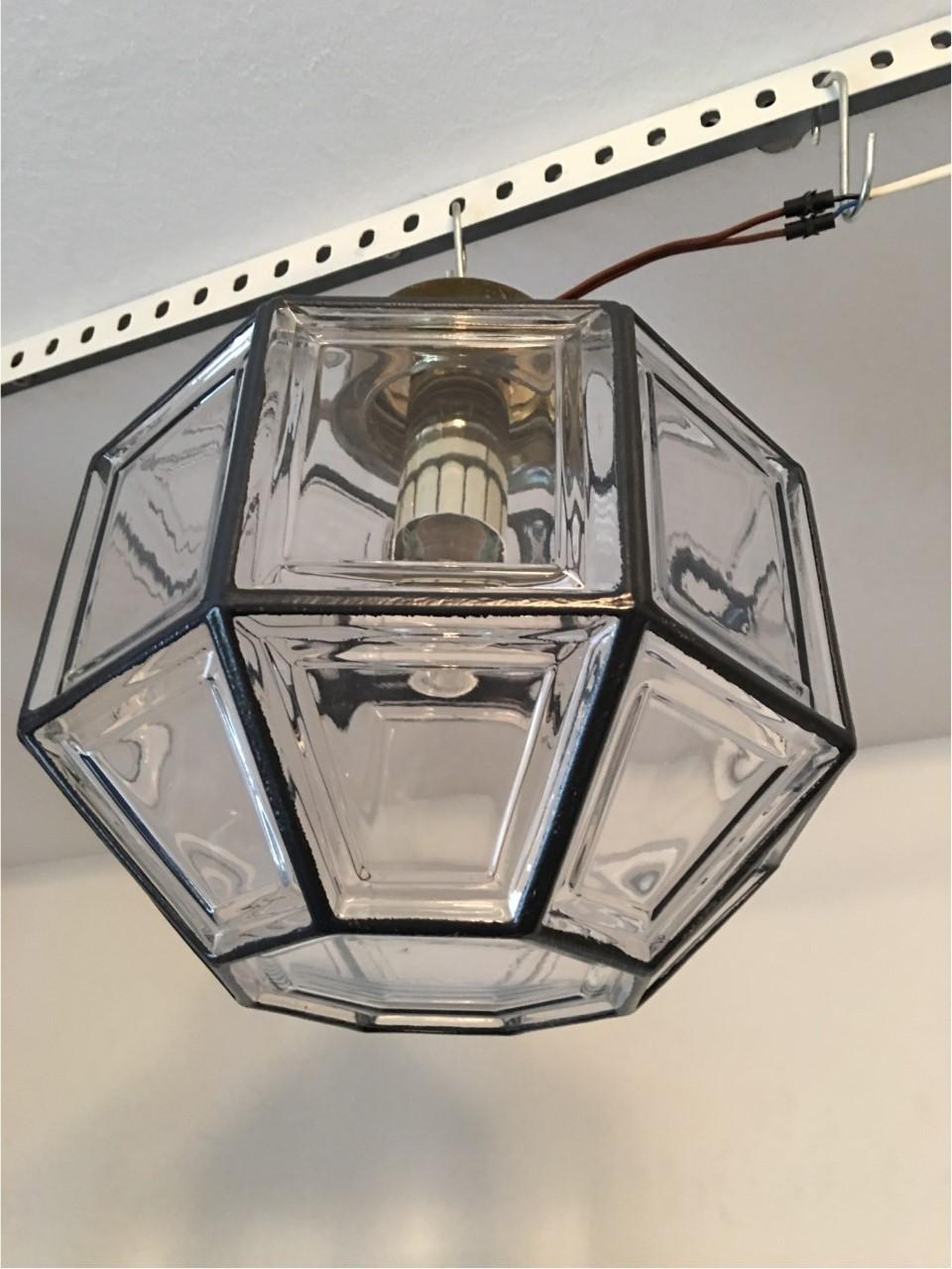 Mid-20th Century Geometric Flush Mount by Limburg of Germany 1960s  For Sale