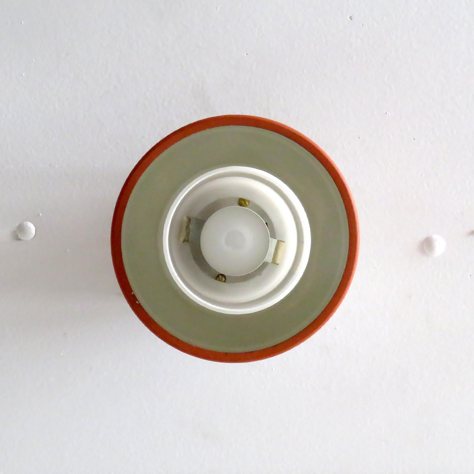 Lámparas empotradas geométricas de Philips, 1960 Esmaltado en venta