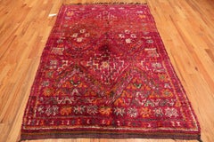 Tapis marocain vintage en laine noué à la main de la Nazmiyal Collection, 5 pieds 7 pouces x 8 pieds 8 pouces