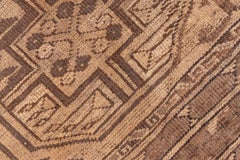 Tappeto Geometrico Gentlemens Turkomen, Campo Marrone Chiaro