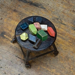 Geometric Geology Gemstone Wooden Crystal Models Atomic Toy Building Blocks