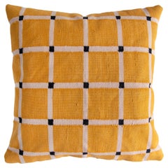 Geometric Grid Pillow, Reversible Marmalade + Lilac