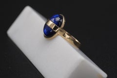 Geometric Half and a Half Ring in 9K Gold by Ornamento e Delitto
