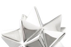 Geometric Icosahedron Cufflinks Handmade in Sterling Silver by Fils Unique