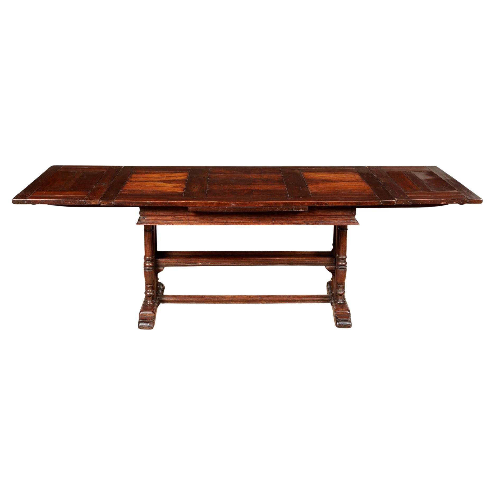 Geometric Inlay Extending Table