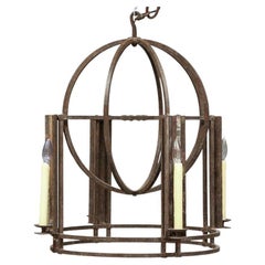 Geometric Iron Atlas Lantern From Jerry Pair