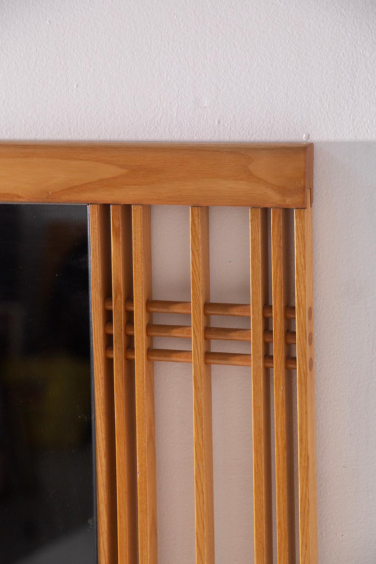 Geometric Italian vintage Wall Mirror In condizioni buone in vendita a Milano, IT