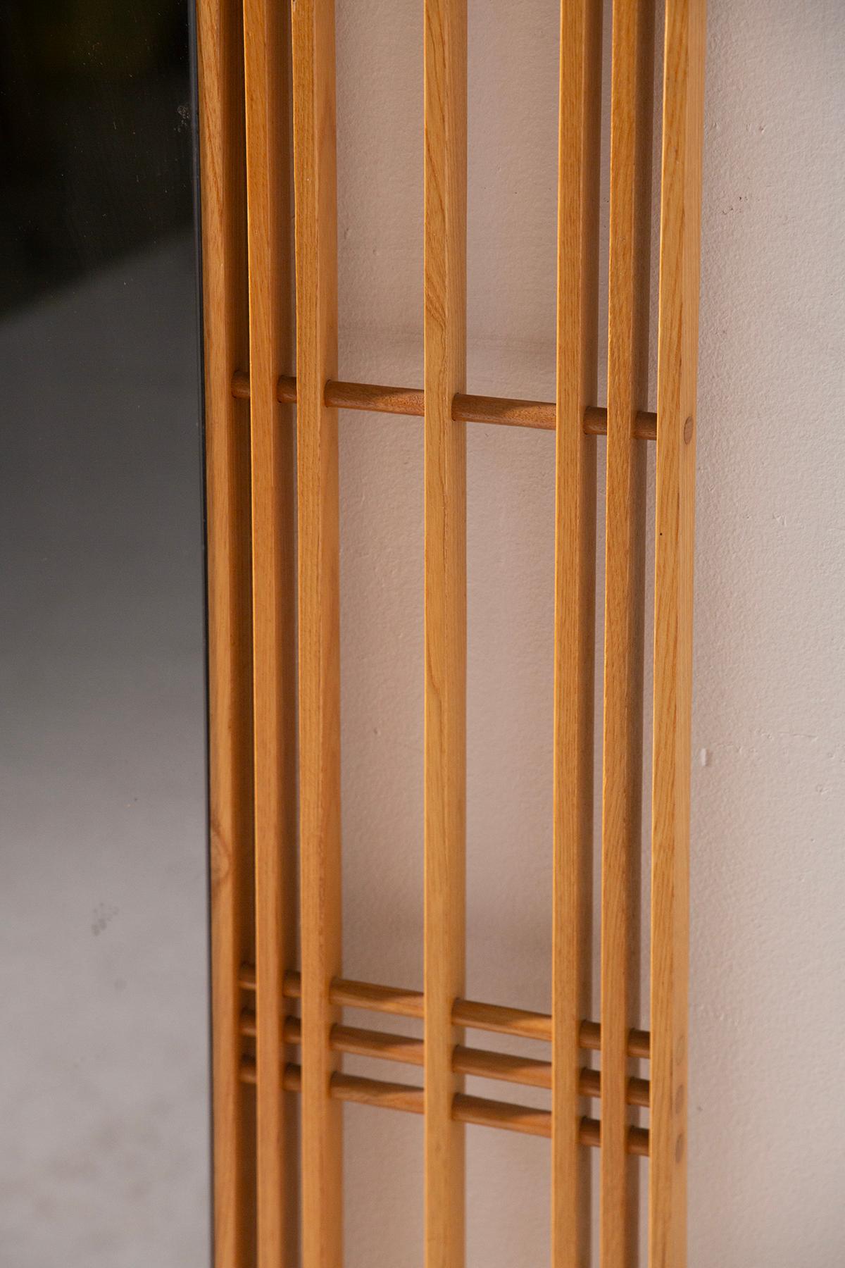 Late 20th Century Geometric Italian vintage Wall Mirror in vendita