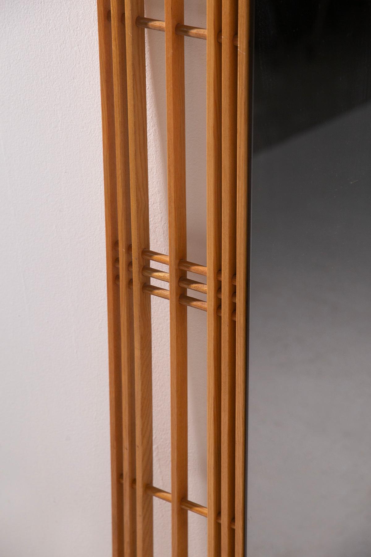 Geometric Italian vintage Wall Mirror in vendita 1