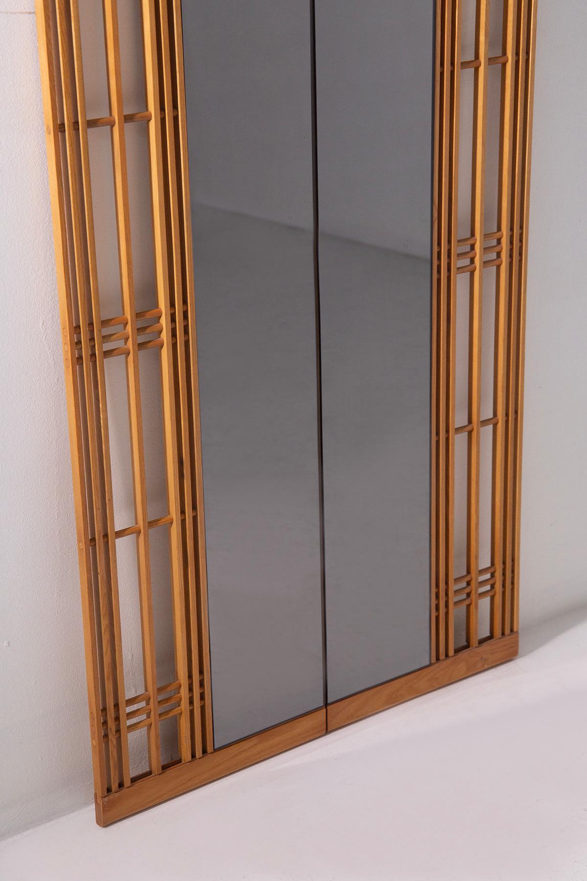 Geometric Italian vintage Wall Mirror in vendita 3