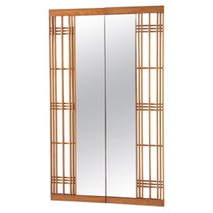 Espejo de pared geométrico vintage italiano