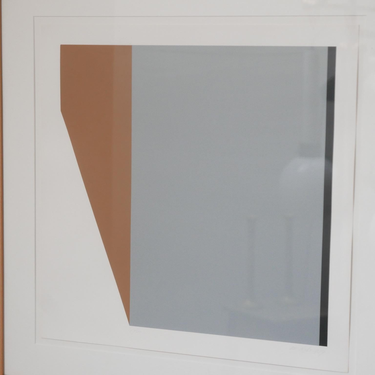 Geometric Late 20th Century Dutch Framed Artwork In Excellent Condition For Sale In London, GB