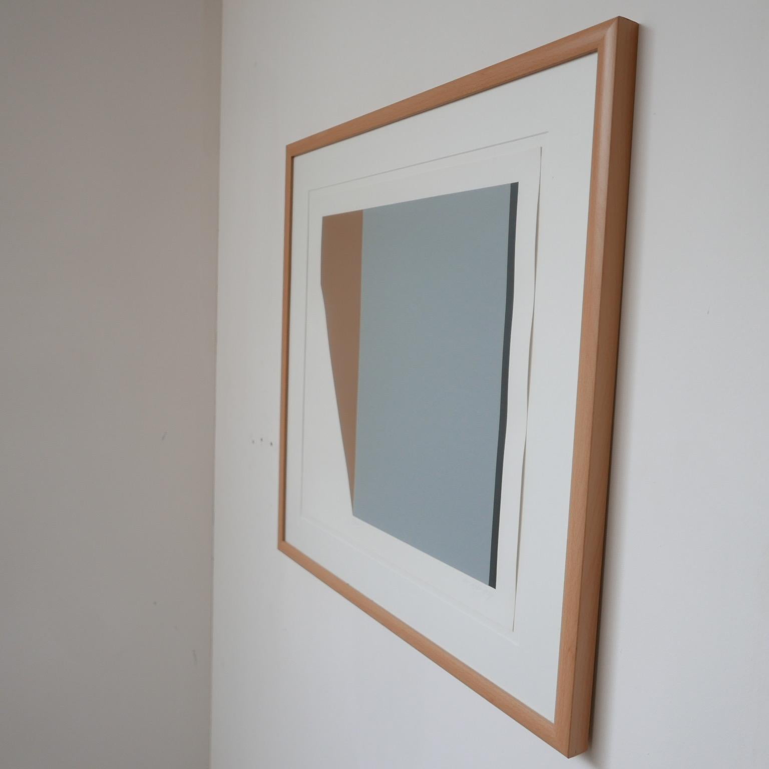 Paper Geometric Late 20th Century Dutch Framed Artwork For Sale