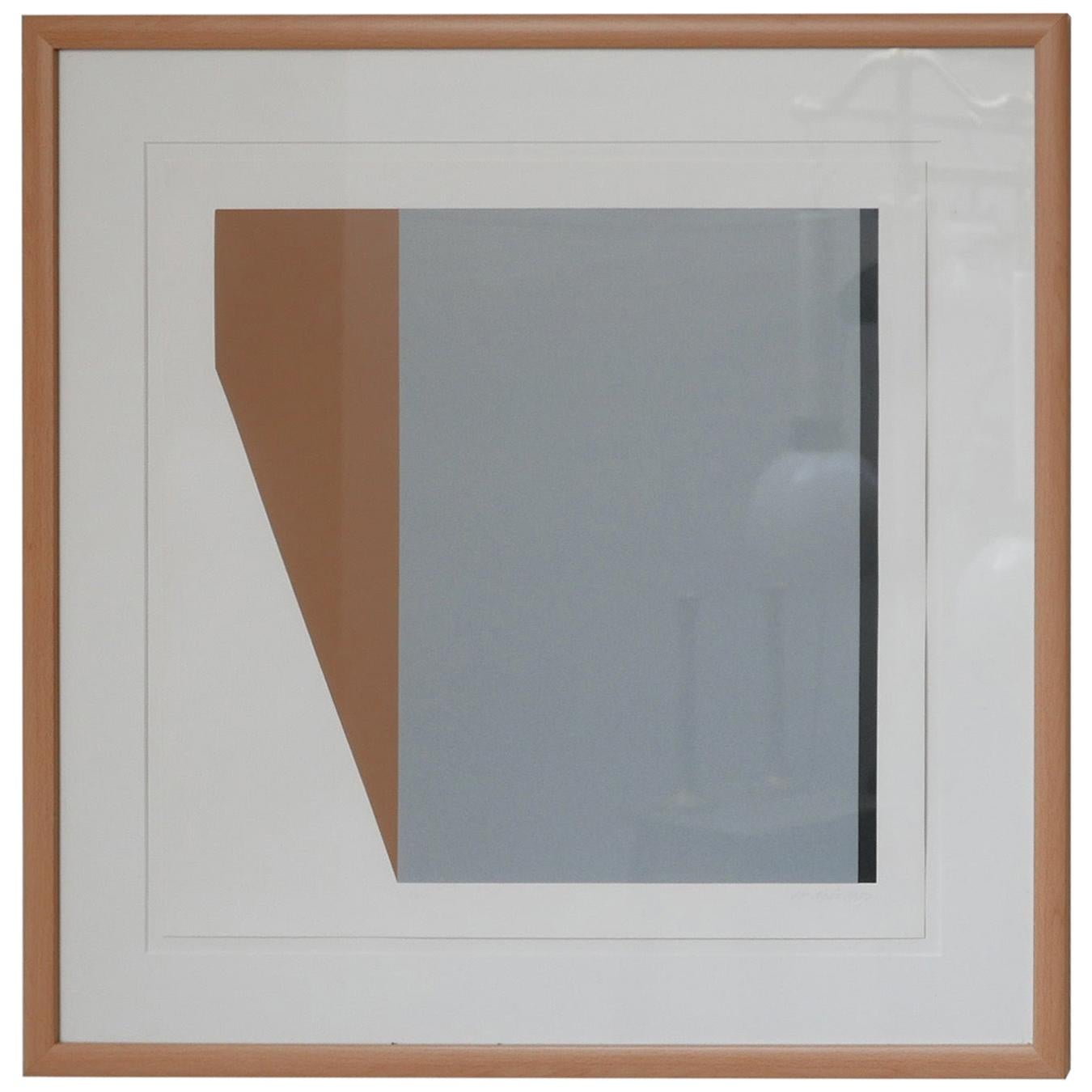 Geometric Late 20th Century Dutch Framed Artwork For Sale