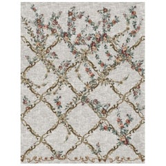 Geometric Leaves Wall Paper in Fabric also suitable for wet area
