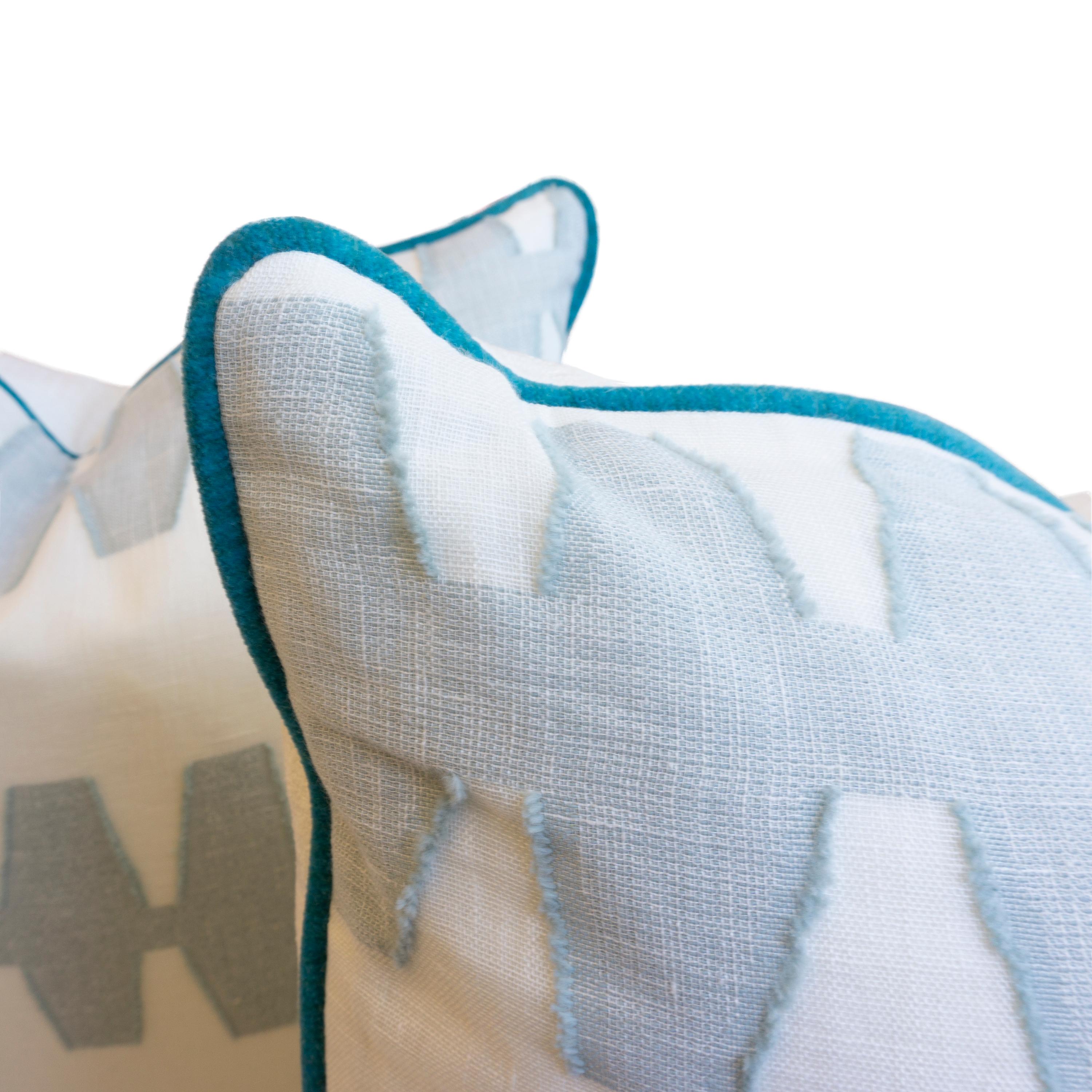 Geometric Linen Pillows 1