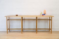 Tavolo Console Minimale Geometrico Abbinato Oak